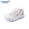 Skechers斯凱奇閃穿鞋女童春秋懶人一腳蹬休閑鞋時(shí)尚輕便運動(dòng)鞋319055L 曬單實(shí)拍圖