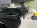 全品屋升降電腦桌升降工作臺電腦升降支架臺站立式升降辦公書桌 氣動無級升降-黑桌雙層80cm 曬單實拍圖