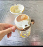 NEVS寶寶吸管杯嬰兒學(xué)飲杯6個(gè)月以上兒童ppsu水杯帶手柄350ml-奶格米 曬單實(shí)拍圖