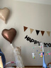 孩派（HihgParty）百天裝飾場(chǎng)景布置男寶女寶100天龍寶寶百日宴生日氣球拍照道具 復古100天愛(ài)心氣球套餐 曬單實(shí)拍圖