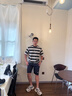 環(huán)球?qū)W生2025休閑夏季男鞋帥氣拼色新款vibe風透氣網(wǎng)面運動鞋老爹鞋 曬單實拍圖