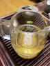 東海水晶刻竹原礦水晶公道杯分茶器帶把手高檔茶具泡茶水杯子套裝 300ml刻竹帶把公道杯一個 曬單實拍圖