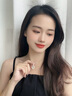唯一（Winy）和田玉平安扣銀項鏈女2025新款吊墜生日七夕情人節禮物送老婆 曬單實(shí)拍圖
