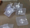Jepoo強力粘鉤無痕掛鉤免釘粘膠廚房浴室創(chuàng)意吸盤粘貼壁掛鉤子 10個裝（透明款） 曬單實拍圖