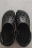 crocs卡駱馳洞洞鞋貝雅男鞋女鞋輕便耐磨一腳蹬拖鞋休閑鞋|10126 黑色-001 43 (270mm) 曬單實拍圖