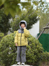 巴拉巴拉balaOne童裝兒童羽絨服男女童厚外套冬季2025新款親子裝 灰黃色調(diào)00323-白鴨絨 130 （充絨量95g） 曬單實(shí)拍圖