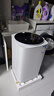 美的（Midea）迷你洗衣機(jī) MB30VH36E 3KG嬰兒小型兒童內(nèi)衣洗衣機(jī) 全自動(dòng)波輪 高溫煮洗 除菌除螨宿舍 以舊換新 曬單實(shí)拍圖