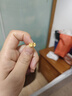 周六福（ZLF）七夕禮物  黃金耳飾女小金花四葉草耳釘足金999首飾 計價(jià) 0.76g 曬單實(shí)拍圖