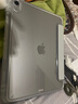 閃魔適用ipad air7/6保護(hù)套2025/24款11英寸ipad air7/6保護(hù)殼帶筆槽air5/4通用亞克力透灰抗摔防彎 曬單實(shí)拍圖