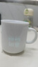 景德鎮(zhèn)（jdz）創(chuàng)意玲瓏馬克杯喝水杯家用辦公室陶瓷咖啡杯白瓷杯朋友教師節(jié)禮物 柿柿如意 曬單實(shí)拍圖