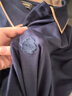 MANGANO【桑蠶絲/5A抗菌】夏季新品男士翻領(lǐng)T恤領(lǐng)子撞色短袖POLO衫 午夜藍 52 (180/100A) 曬單實拍圖