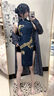 神獸王國碧藍檔案cos服全套 妃咲cos服暗紋二次元卡通周邊網(wǎng)游cosplay 全套+假發(fā)+光環(huán)+鞋（備注） M（建議96-106斤） 曬單實(shí)拍圖