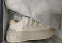 FILA 斐樂(lè )官方女鞋CARROT摩登板鞋蘿卜鞋休閑厚底鞋子女 白中白/烤椰絲棕-BT 39 曬單實(shí)拍圖
