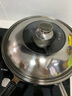 炊大皇 鍋蓋 組合蓋不銹鋼鍋蓋玻璃蓋炒鍋蓋 透明可視34cm 曬單實(shí)拍圖
