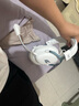 iKF V11 Max四模游戲耳機頭戴式無線電競驅(qū)動藍牙有線FPS專用7.1聲場三角洲無畏契約聽聲辨位 白藍色 曬單實拍圖