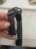 尊致登代用casio卡西歐G-SHOCK小泥王手表帶GG-1000/GWG-100/GSG-100樹脂表帶 黑色 鋼色扣 0mm 曬單實(shí)拍圖