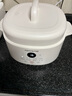 九陽（Joyoung）電燉盅 電燉鍋 隔水燉煮 家用煮粥煲湯鍋燕窩燉盅4.5L白瓷內(nèi)膽燉湯鍋上蒸下燉DG25G-GD188 曬單實拍圖