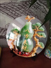 八方來(lái)財玉石寓意裝飾畫(huà)招C擺件家用旺宅居家桌面擺件八方來(lái)財擺 八方來(lái)財擺件玉葫蘆款 中號20厘米支架 曬單實(shí)拍圖