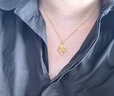 謝瑞麟黃金項(xiàng)鏈足金絞絲鏈素鏈黃金首飾送女友老婆情人節(jié)七夕禮物計(jì)價(jià) 足金絞絲鏈m扣約2.3克 曬單實(shí)拍圖