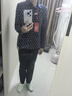 皮爾卡丹（pierre cardin）法式波點(diǎn)純棉彈力針織襯衫女polo領(lǐng)長(cháng)袖氣質(zhì)顯瘦百搭打底上衣2025 藏藍色 M 165 曬單實(shí)拍圖