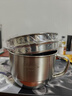 美廚（maxcook）304不銹鋼飯盒 快餐杯碗學生飯盒 泡面碗泡面杯 二層14cm MCFT046 曬單實拍圖