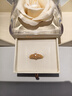 中國(guó)黃金（CHINA GOLD）皇冠黃金戒指女足金活口首飾戒指七夕情人節(jié)禮物送女友老婆生日 足金戒指_戀語(yǔ)禮盒 曬單實(shí)拍圖