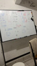BBNEW 90*120cm雙面白板寫字板支架式可移動(dòng)升降翻轉(zhuǎn)穩(wěn)固書寫板會(huì)議辦公家用教學(xué)兒童磁性黑板NEWV90120 曬單實(shí)拍圖