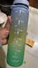 康知緣（KANGZYUAN）大容量水杯男耐高溫塑料直飲水壺帶刻度夏季健身女士便攜喝水杯子 曬單實(shí)拍圖