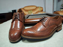 BOSSERT輕奢布洛克雕花正裝情人節禮物德比鞋男商務(wù)鞋高端新郎鞋真皮皮鞋 淺棕色 42 (260mm) 曬單實(shí)拍圖