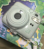 INSTAX富士instax立拍立得 一次成像相機 mini12精美禮盒 薄荷精靈 含10張fafa花邊相紙 曬單實(shí)拍圖