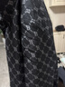 太平鳥男裝襯衫秋季外穿式寬松老花襯衫經(jīng)典休閑襯衣 黑色 XL 曬單實拍圖