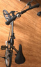 大行（DAHON）自行車鎖五位密碼鎖通用公路車山地車鎖防盜自行車鎖 黑色【帶鎖架】 曬單實(shí)拍圖