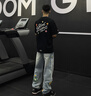 GOOD BRAND2025SSGOODLOVES立體刺繡花朵標(biāo)語(yǔ)短袖T恤輕奢感t恤 黑色  3D立體刺繡 M 頂配版 320G棉質(zhì) 曬單實(shí)拍圖