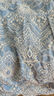 MsShe【全棉重工刺繡連衣裙】大碼女裝2025夏裝胖mm巨遮顯瘦裙子 刺繡全棉-冰河藍(lán)色現(xiàn)貨 2XL 曬單實(shí)拍圖