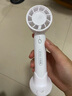 電風(fēng)扇手持小風(fēng)扇便攜式USB渦輪高速風(fēng)扇三檔學(xué)生辦公室桌面手機(jī)支架可充電戶外 【充電款】白色 曬單實(shí)拍圖