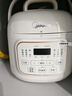 美的（Midea）迷你小白鍋電壓力鍋1.8L宿舍1-3人 全自動(dòng)智能預(yù)約電飯煲高壓鍋70kPa高壓快煮開(kāi)蓋煲湯MY-E220 曬單實(shí)拍圖