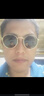 雷朋（RayBan）2024新款玻璃太陽(yáng)鏡歐美高清彩膜男士墨鏡Women&aposs Sunglasses 金框黑灰片 曬單實(shí)拍圖