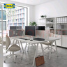 宜家（IKEA）TROTTEN 特羅滕書(shū)桌160x80白色現代簡(jiǎn)約北歐風(fēng)書(shū)房用 白色書(shū)桌 曬單實(shí)拍圖