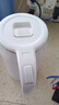 志高（CHIGO）燒水壺電熱水壺電水壺雙層防燙1.8L大容量家用燒水壺304不銹鋼內膽大功率快速燒水 ZD18A-708G8 曬單實(shí)拍圖