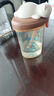 奶爸爸（Nicepapa）翻蓋吸管奶瓶1-3歲寬口徑PPSU 12個(gè)月以上寶寶帶重力球耐摔300ML 曬單實(shí)拍圖