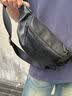 JEEP單肩斜挎包腰包胸包簡約潮流戶外運動百搭通勤防潑水PU皮胸包腰包 曬單實拍圖