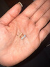 大溪地18K金akoya珍珠耳釘 6-6.5mm正圓鏡面強光海水珍珠耳飾送老婆 曬單實(shí)拍圖