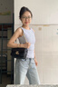 CinvaiKrose通勤包包女包2025年新款斜挎包女士單肩菱格鏈條包生日禮物送女友 黑色Black【小號】送女友老婆走心 曬單實(shí)拍圖