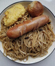 大希地香煎淀粉腸1120g/16根 油炸燒烤空氣炸鍋食材 火腿腸香腸小吃零食 曬單實(shí)拍圖