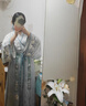 池夏【花間事·云夢(mèng)輕裳】晉制直裾交領(lǐng)長(cháng)衫原創(chuàng  )改良漢服女日常春 直裾+長(cháng)衫(送腰封+腰佩) M 曬單實(shí)拍圖