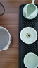 京東京造 茶盤茶托 茶臺茶盤帶排水儲水仿烏金石家用客廳如意遠(yuǎn)山茶盤中號 曬單實(shí)拍圖