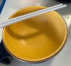 彩致（CAIZHI）泡面碗帶蓋小麥秸稈學(xué)生飯盒上班族碗筷餐具套裝5件套 CZ6548 曬單實(shí)拍圖