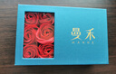 曼禾S999足銀耳釘女士朱砂耳環(huán)耳飾老婆生日七夕情人節(jié)禮物送女生朋友 曬單實拍圖