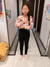 笙格兒 保暖褲秋褲女德絨雙面加絨秋冬線褲可外穿無(wú)痕高腰顯瘦打底褲女 黑色 L(105-130斤） 曬單實(shí)拍圖