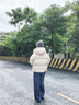 波司登25新款羽絨服女短款90絨冰雪運動(dòng)時(shí)尚冬季連帽保暖外套B250246804 焙茶色7E40 S 160/84A 體重約100-110斤 曬單實(shí)拍圖